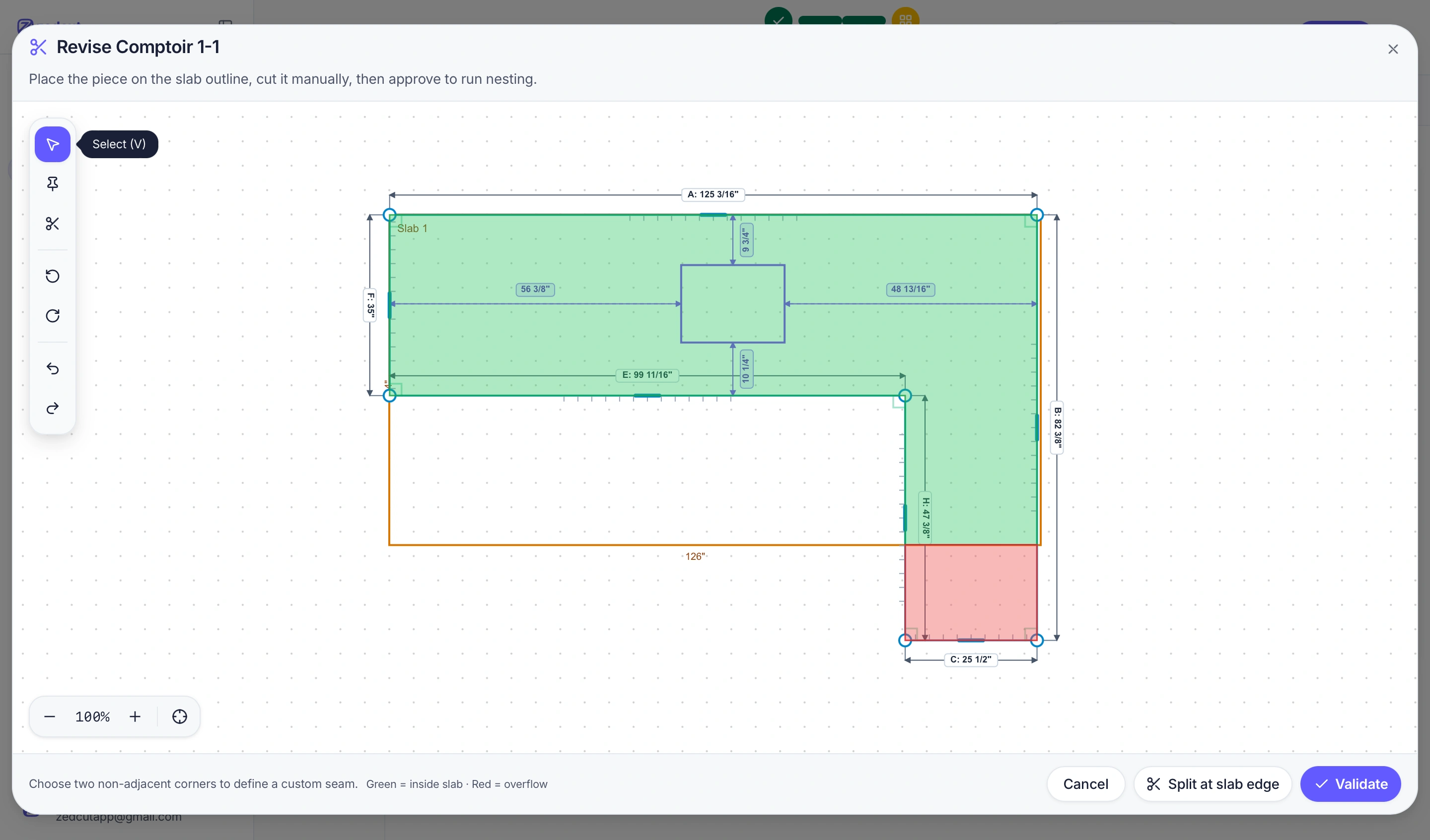 Split approval workflow before auto nesting runs
